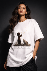 Like Fireflies Unisex Terry Oversized Tee