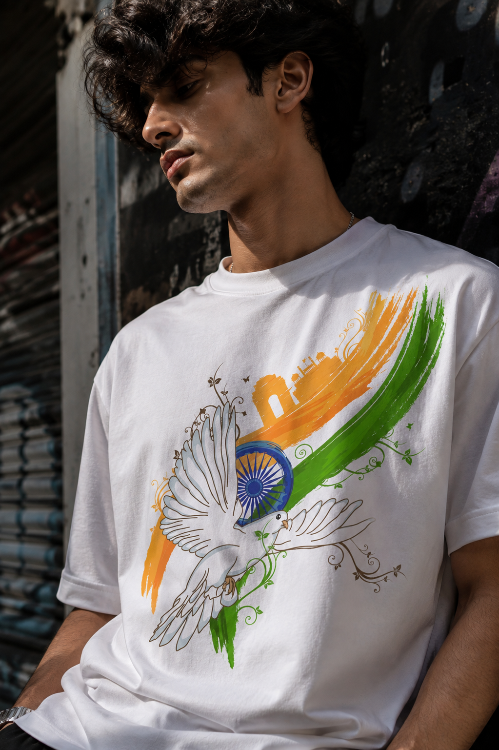 India Unisex Terry Oversized Tee