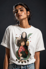 Sprited away Unisex Terry Oversized Tee