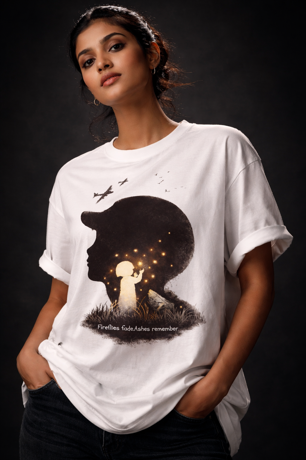 Fireflies Unisex Terry Oversized Tee