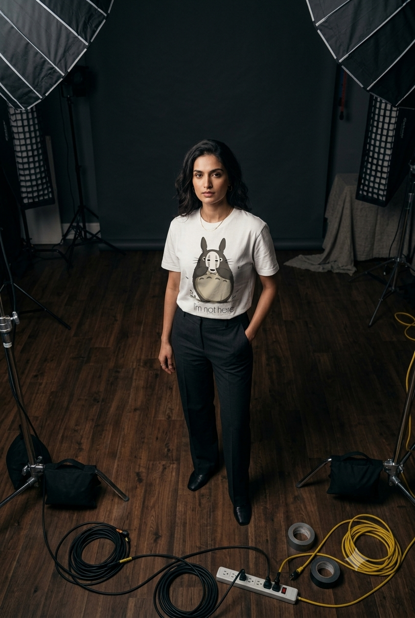 Not here Unisex Stretch T-shirt