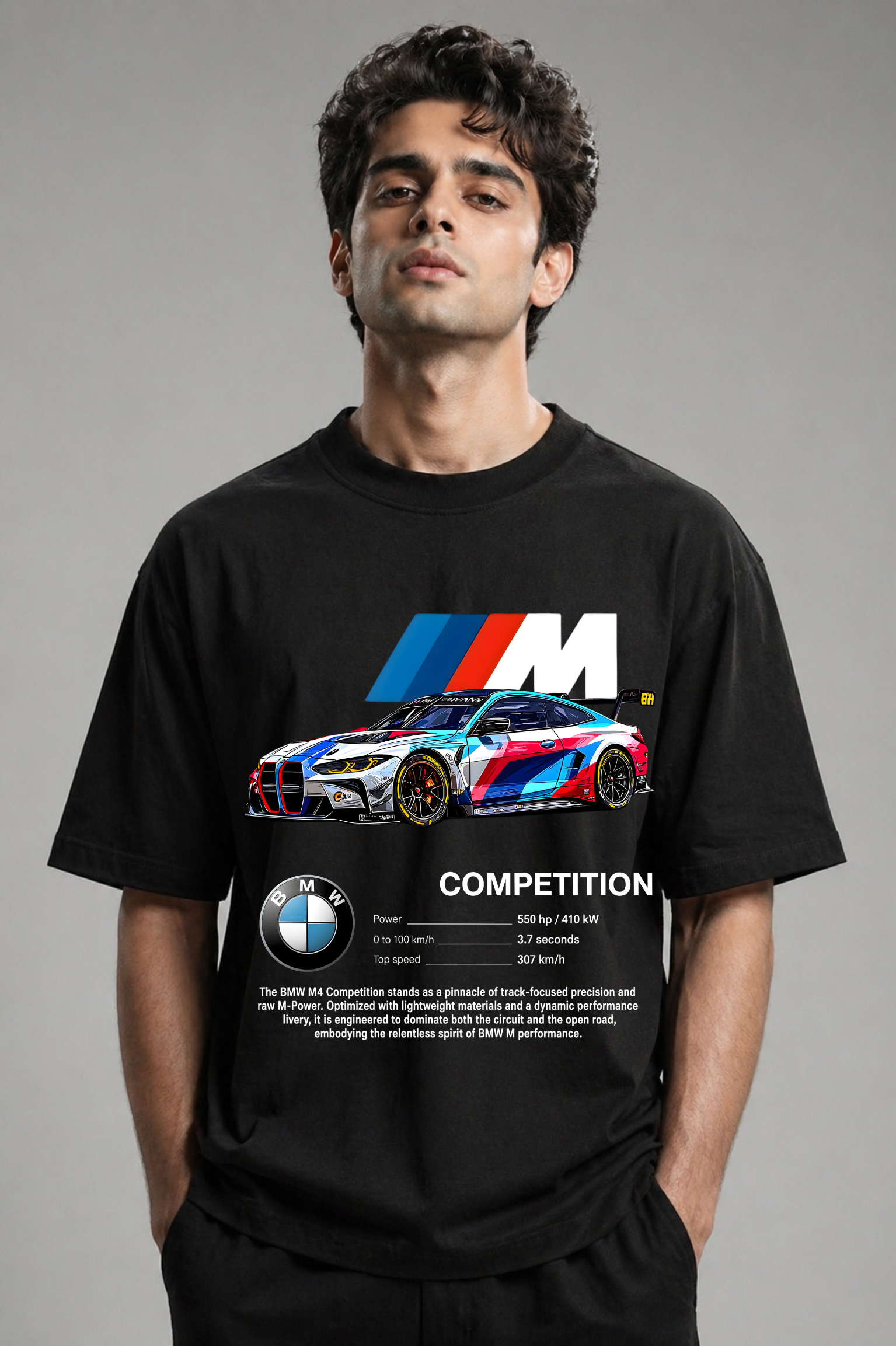 BMWM Unisex Terry Oversized Tee