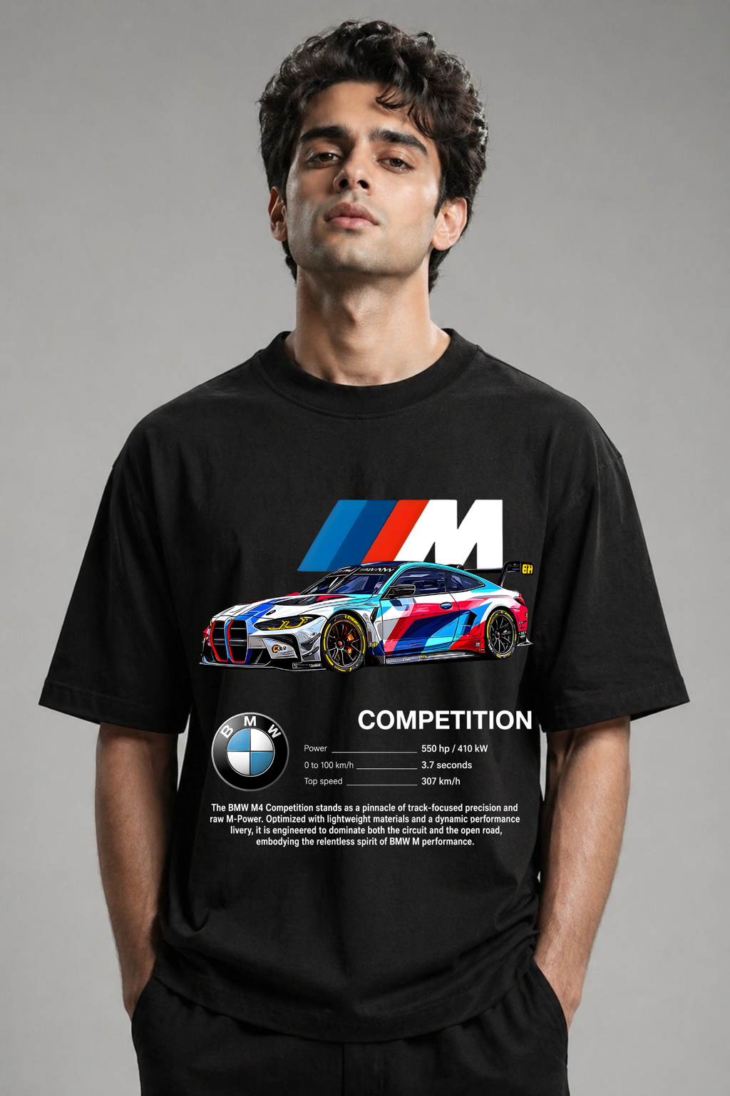 BMWM Unisex Terry Oversized Tee