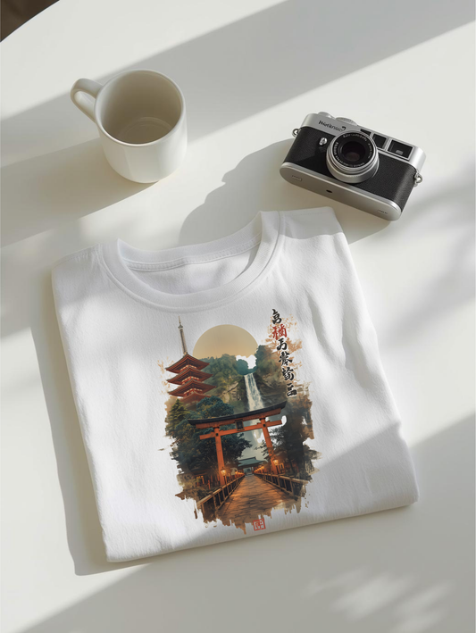 Japan aesthetic Unisex white T-Shirt