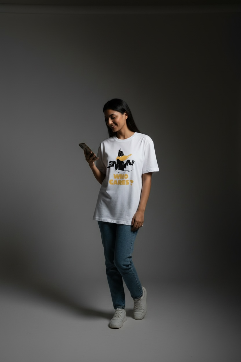 Who cares Unisex Stretch T-shirt