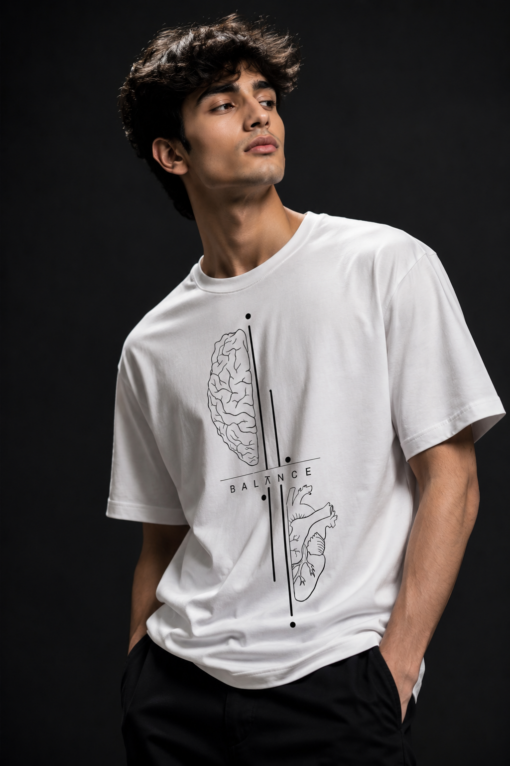 Balance Unisex Terry Oversized Tee