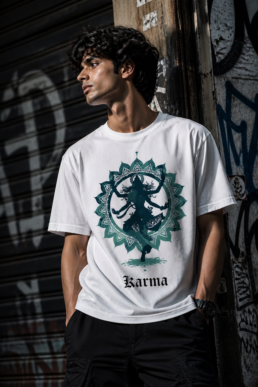 Karma Unisex Terry Oversized Tee