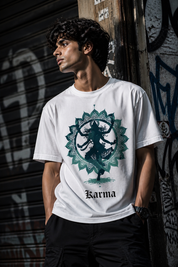 Karma Unisex Terry Oversized Tee