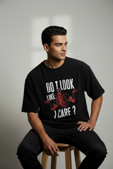 Who cares Unisex Terry Oversized Tee