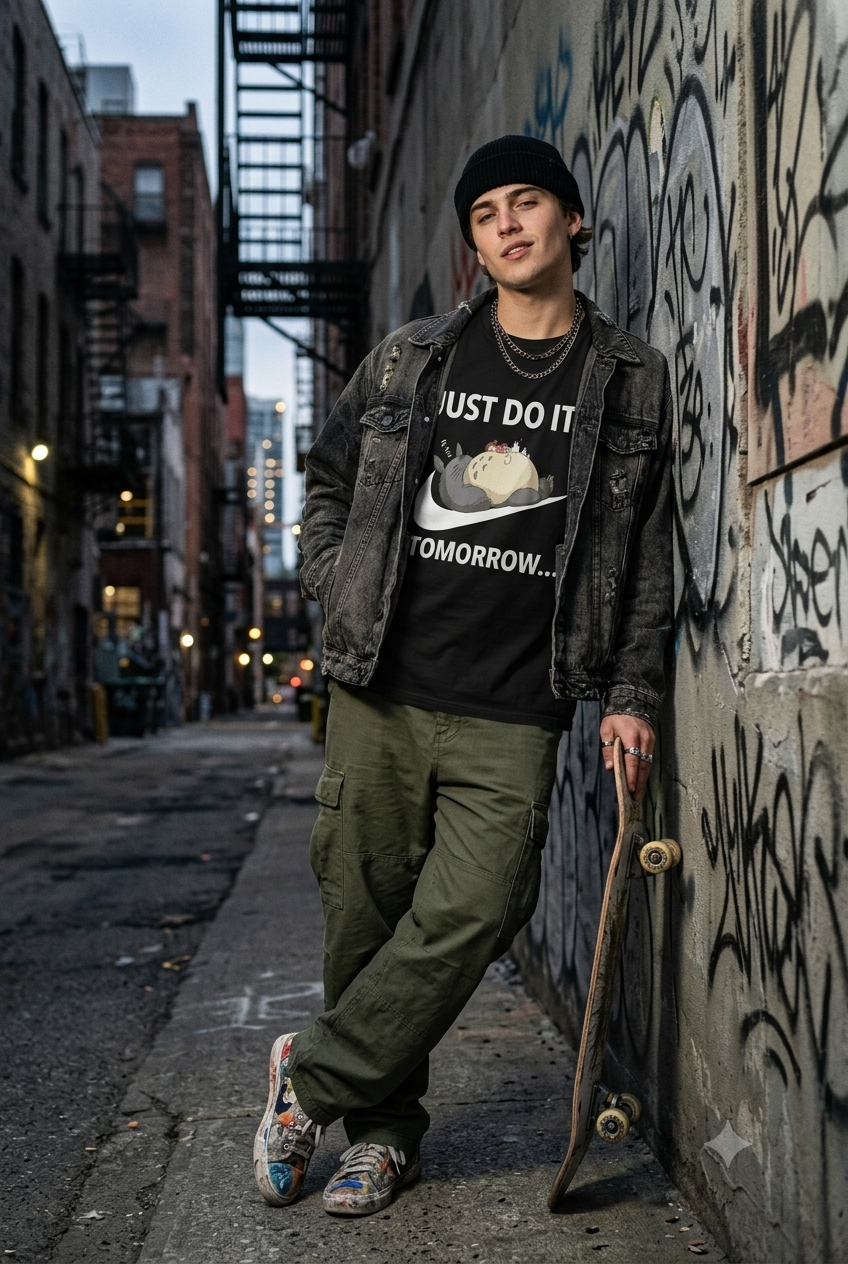 Just do it Unisex Terry Oversized Tee