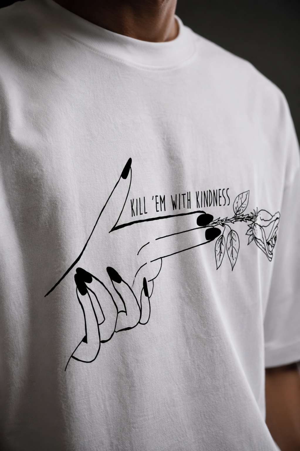 Kindness Unisex Terry Oversized Tee