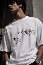 Kindness Unisex Terry Oversized Tee