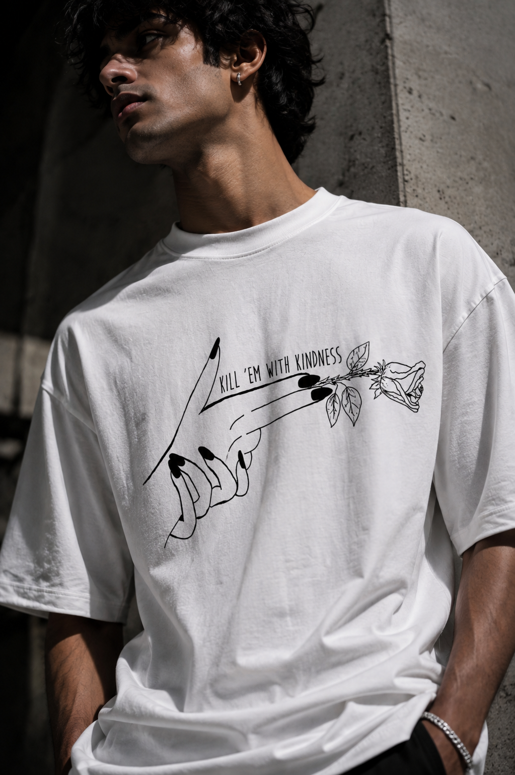 Kindness Unisex Terry Oversized Tee