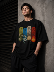 Sprited away Unisex Terry Oversized Tee