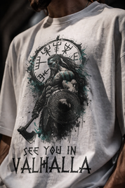 Valhalla Unisex Terry Oversized Tee