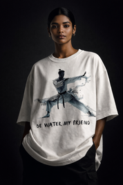 Be water Unisex Terry Oversized Tshirt