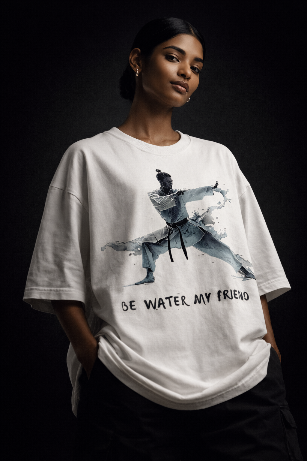 Be water Unisex Terry Oversized Tshirt