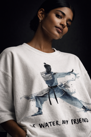Be water Unisex Terry Oversized Tshirt
