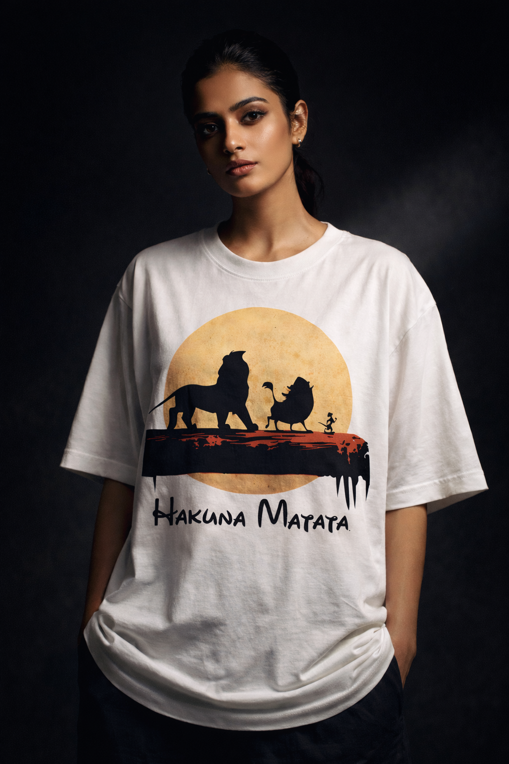 Hakuna matata Unisex Terry Oversized Tee