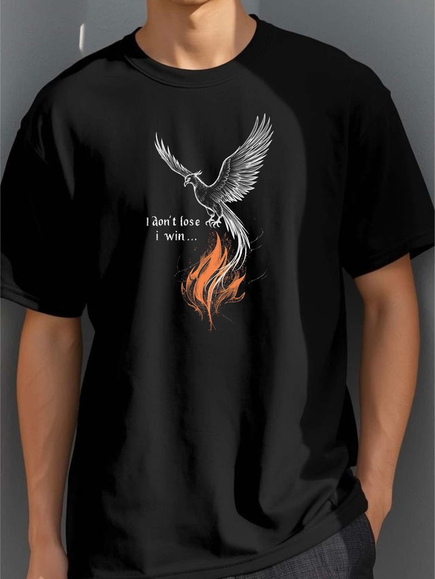 I win Unisex black T-Shirt