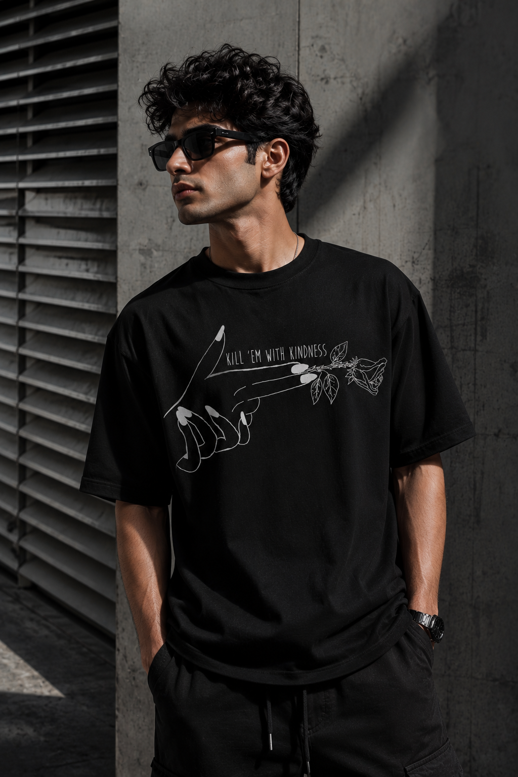 Kindness Unisex Terry Oversized Tee