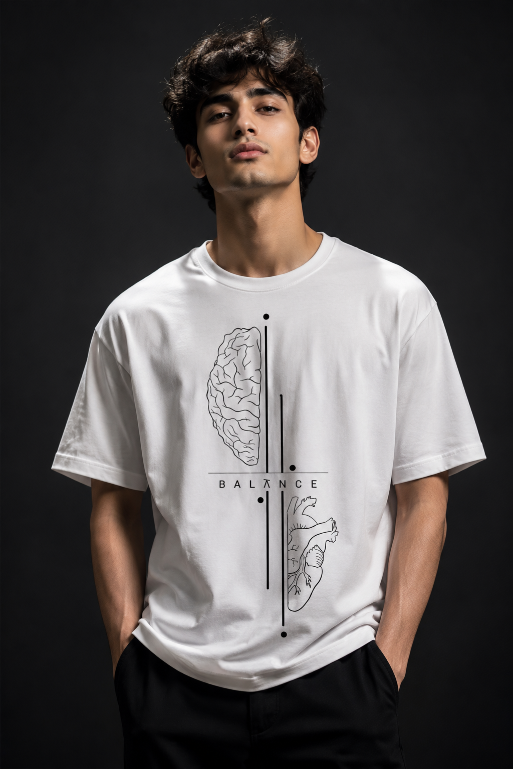 Balance Unisex Terry Oversized Tee