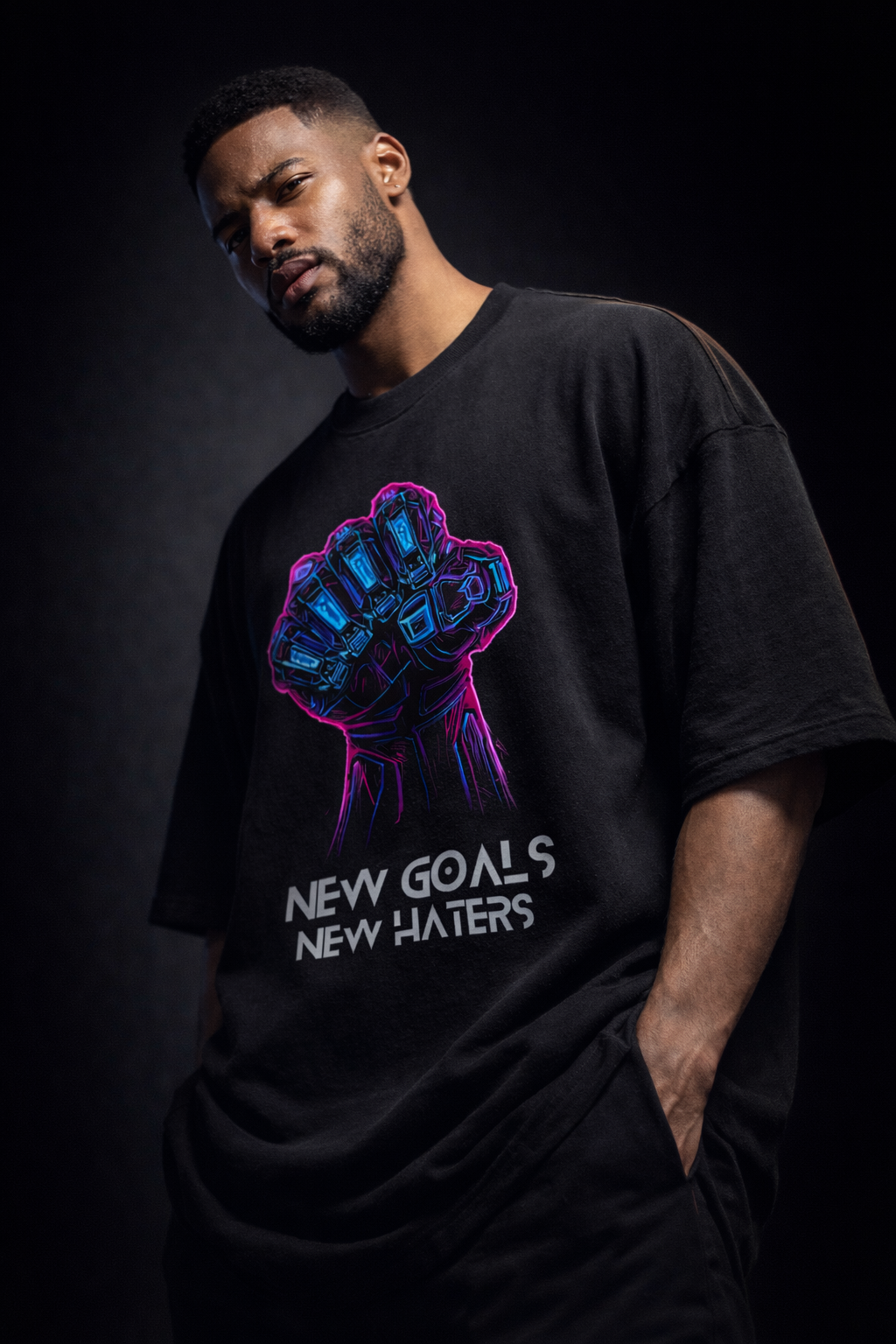 New Goals Unisex Terry Oversized Tshirt