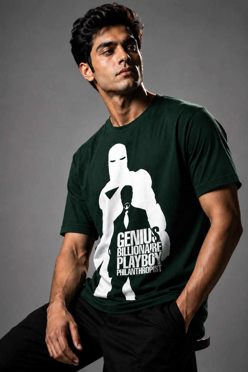Iron man Unisex Terry Oversized Tee