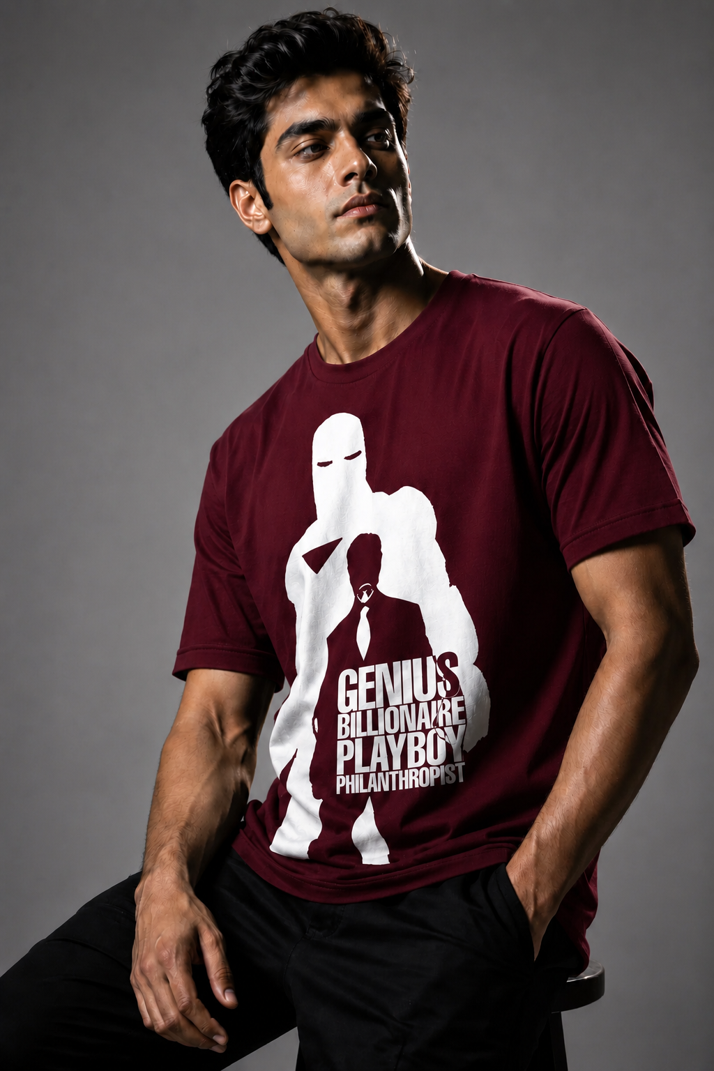 Iron man Unisex Terry Oversized Tee