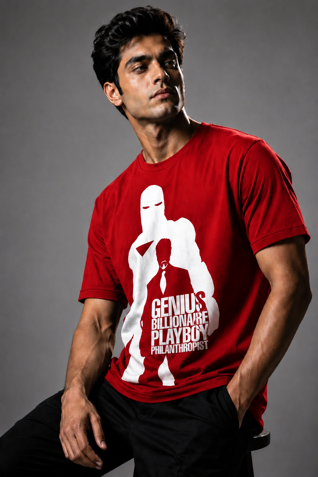 Iron man Unisex Terry Oversized Tee