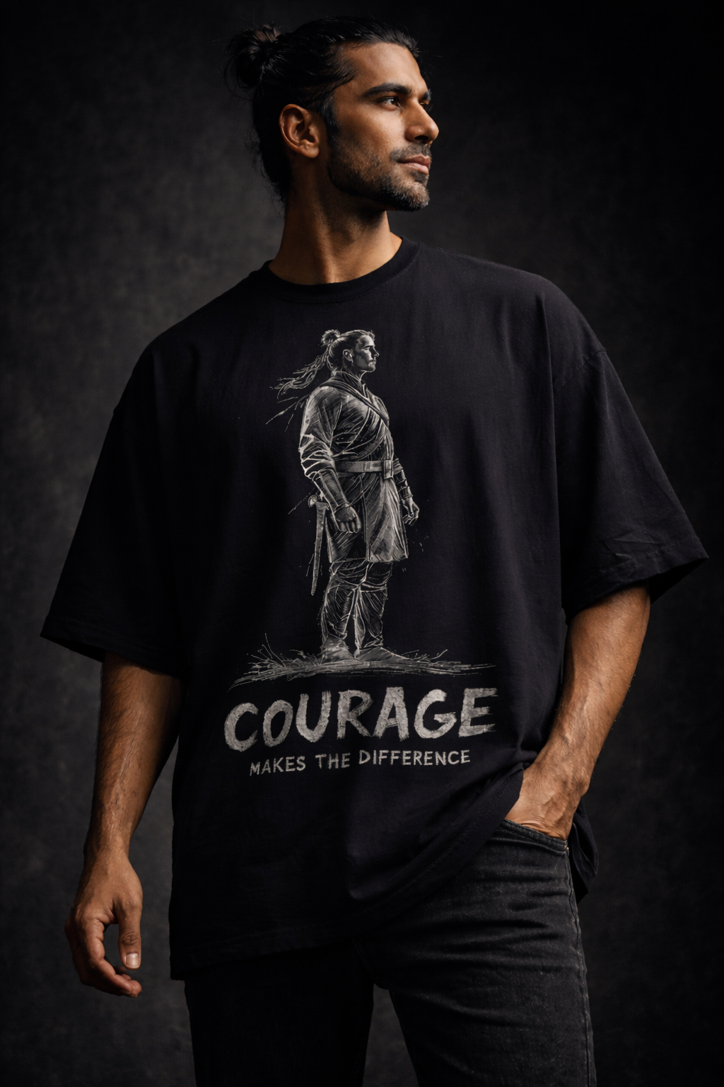 Courage Unisex Terry Oversized Tee