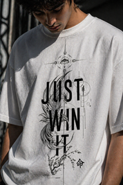 Just win Unisex Terry Oversized Tee