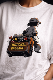 Emotional baggage Unisex Terry Oversized Tee