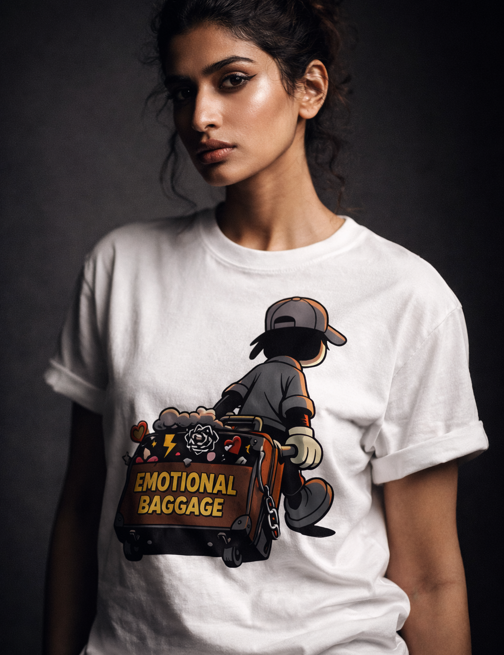 Emotional baggage Unisex Stretch T-shirt