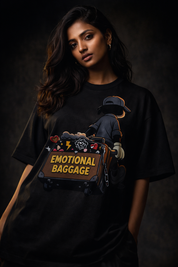 Emotional baggage Unisex Terry Oversized Tee