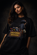 Emotional baggage Unisex Terry Oversized Tee