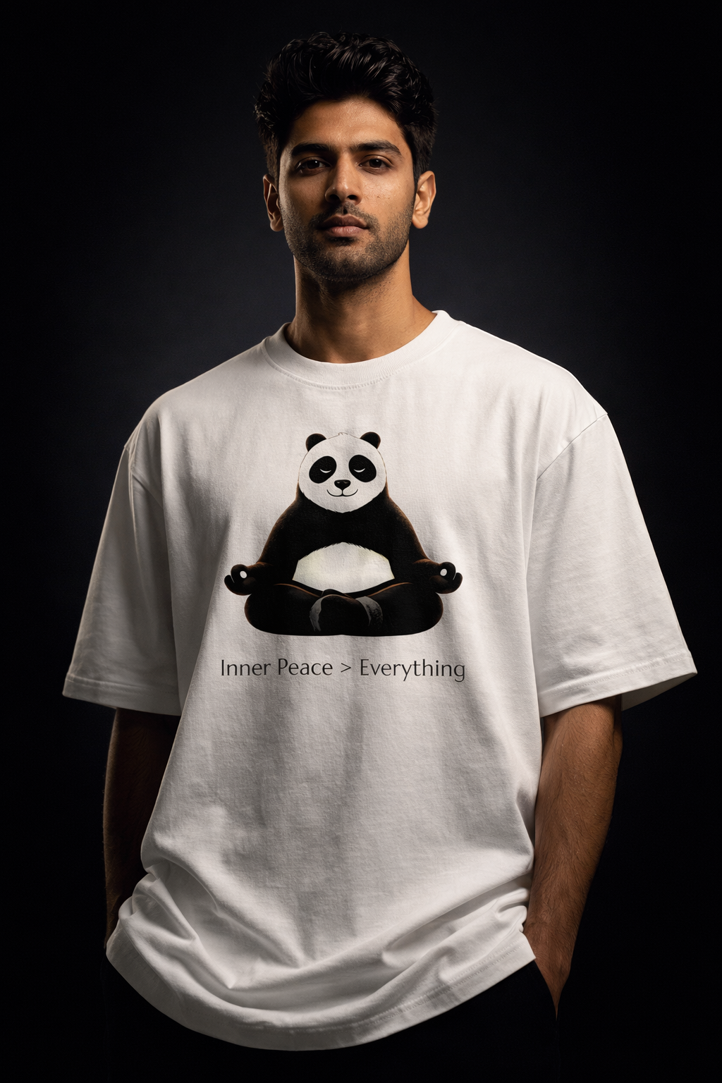 Peace Unisex Terry Oversized Tee
