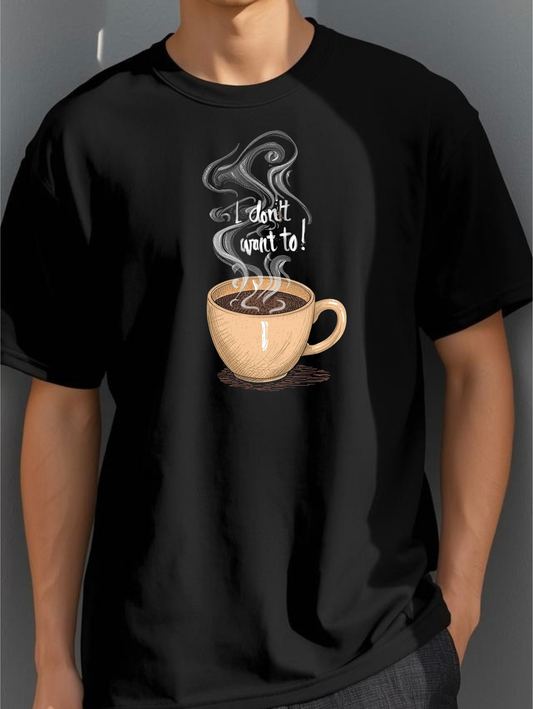 Don’t want to Unisex Terry Oversized Tee