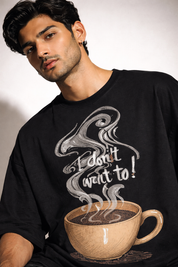 Don’t want to Unisex Terry Oversized Tee