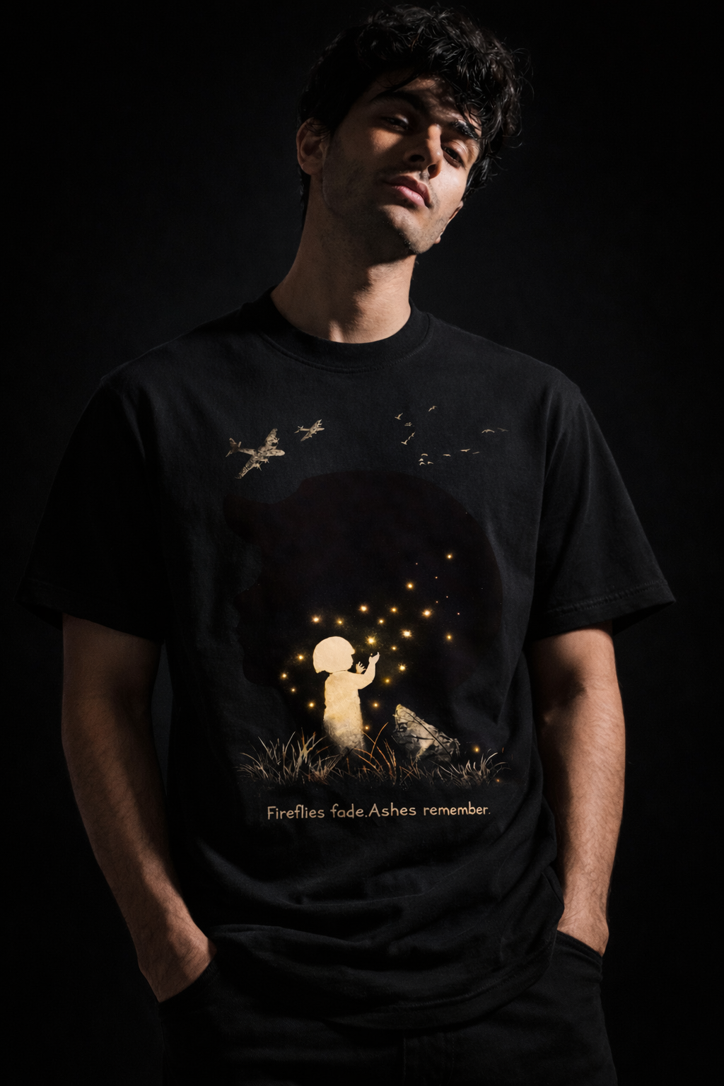 Grave of fireflies Unisex Stretch T-shirt