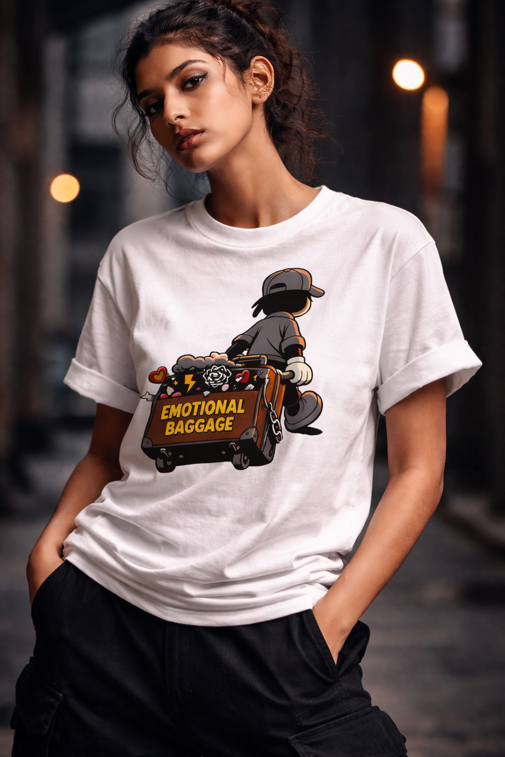 Emotional baggage Unisex Stretch T-shirt