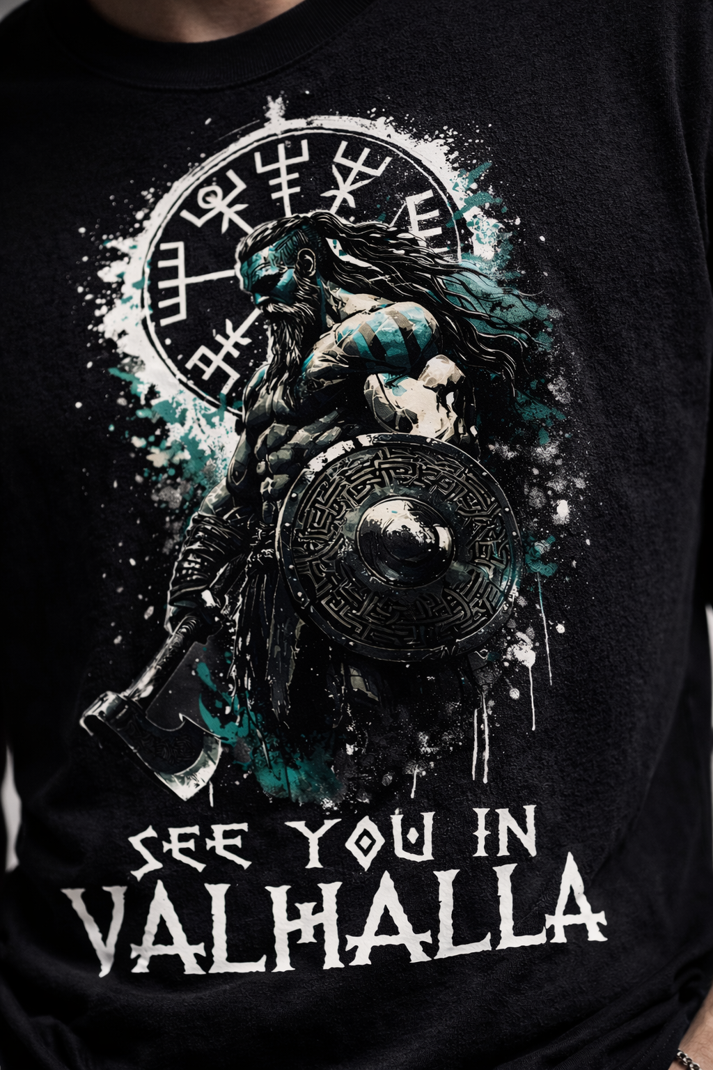 Valhalla Unisex Terry Oversized Tee
