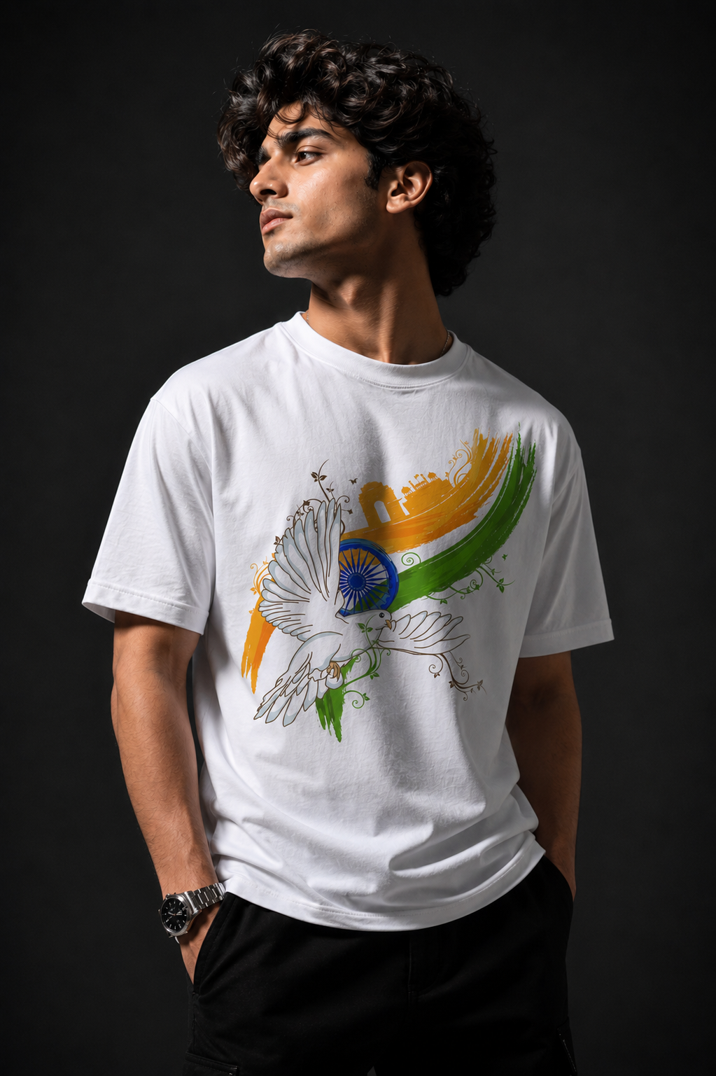 India Unisex Stretch T-shirt