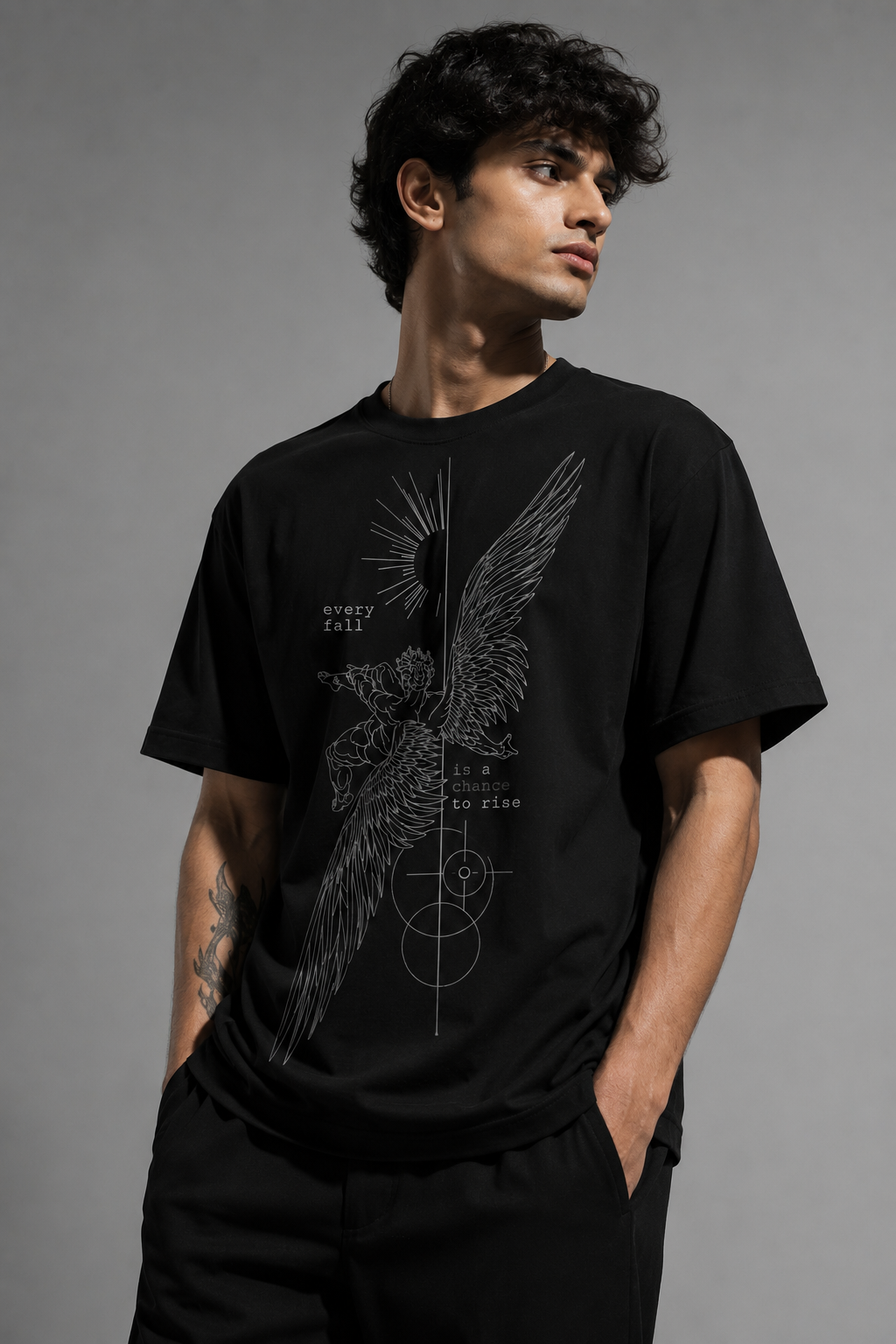 Fall Unisex Terry Oversized Tee