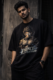 Saiyan prince Unisex Terry Oversized Tee
