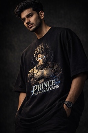 Saiyan prince Unisex Terry Oversized Tee