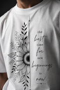 New beginnings Unisex Terry Oversized Tee