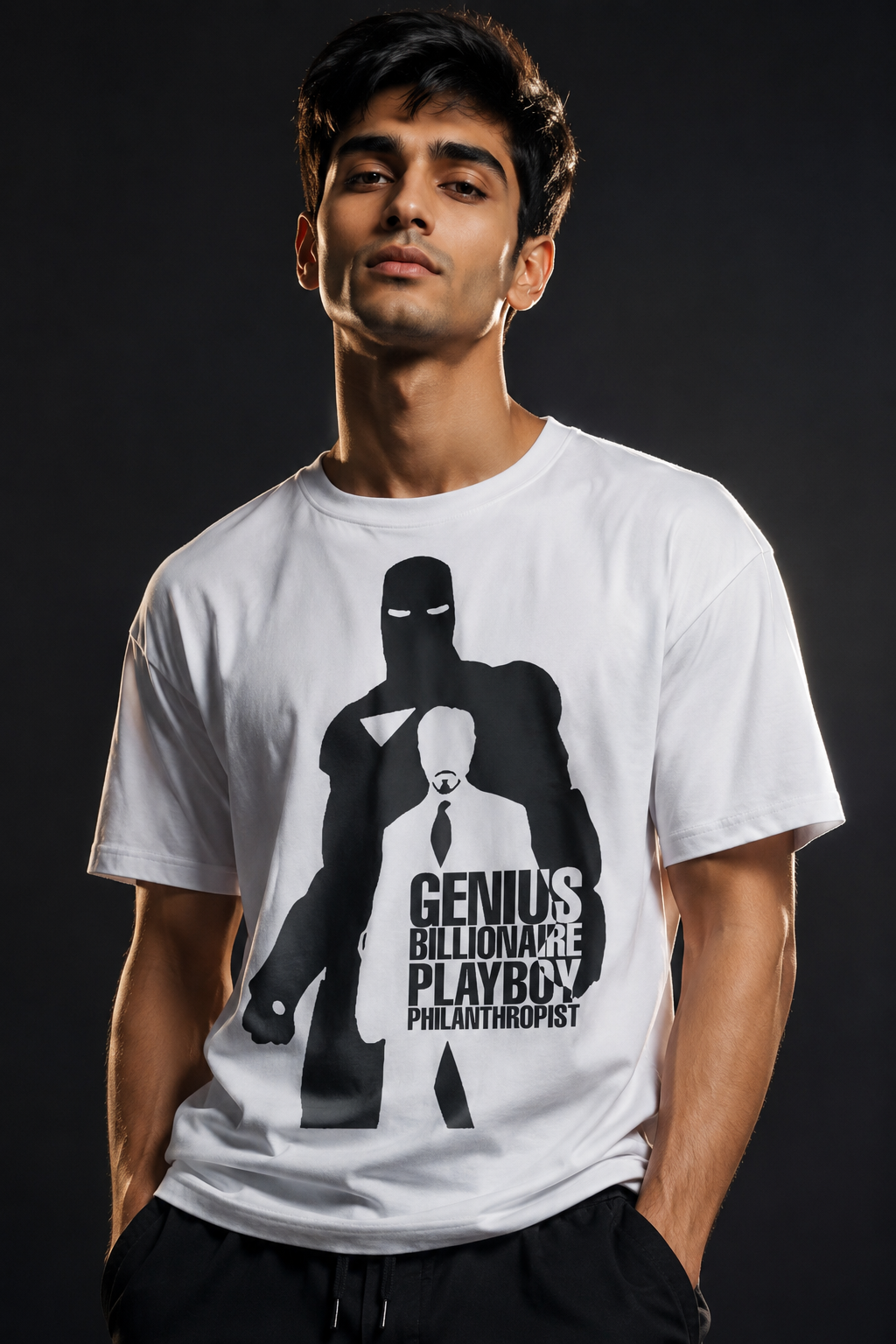 Iron man Unisex Terry Oversized Tee