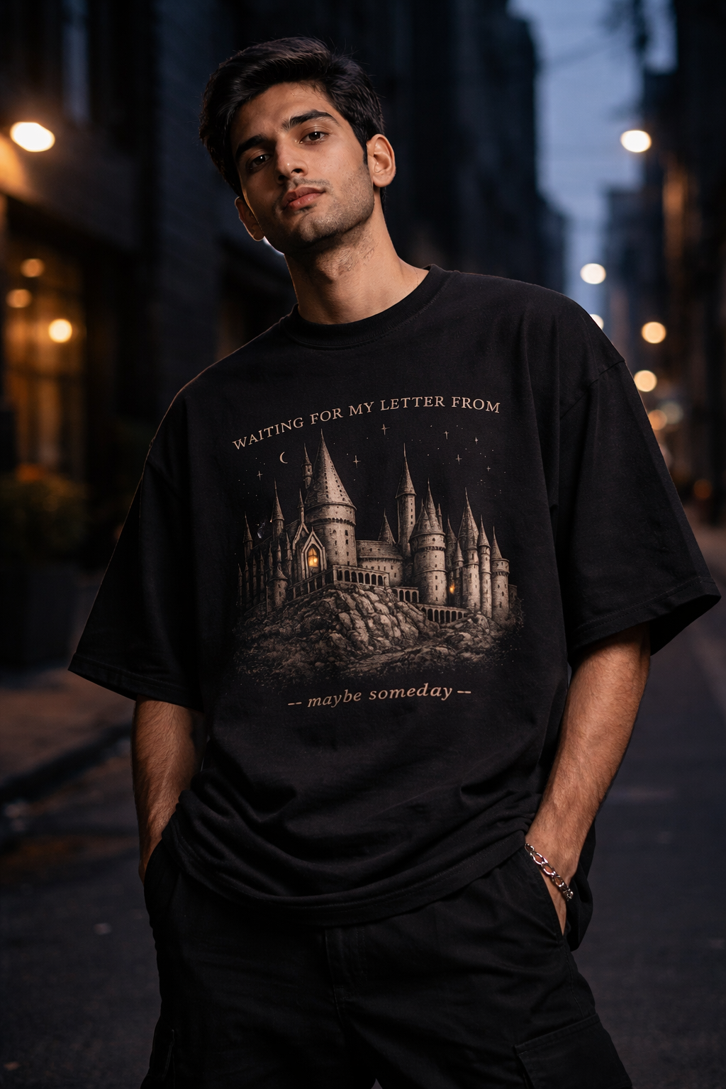 Harry Potter Unisex Terry Oversized Tee