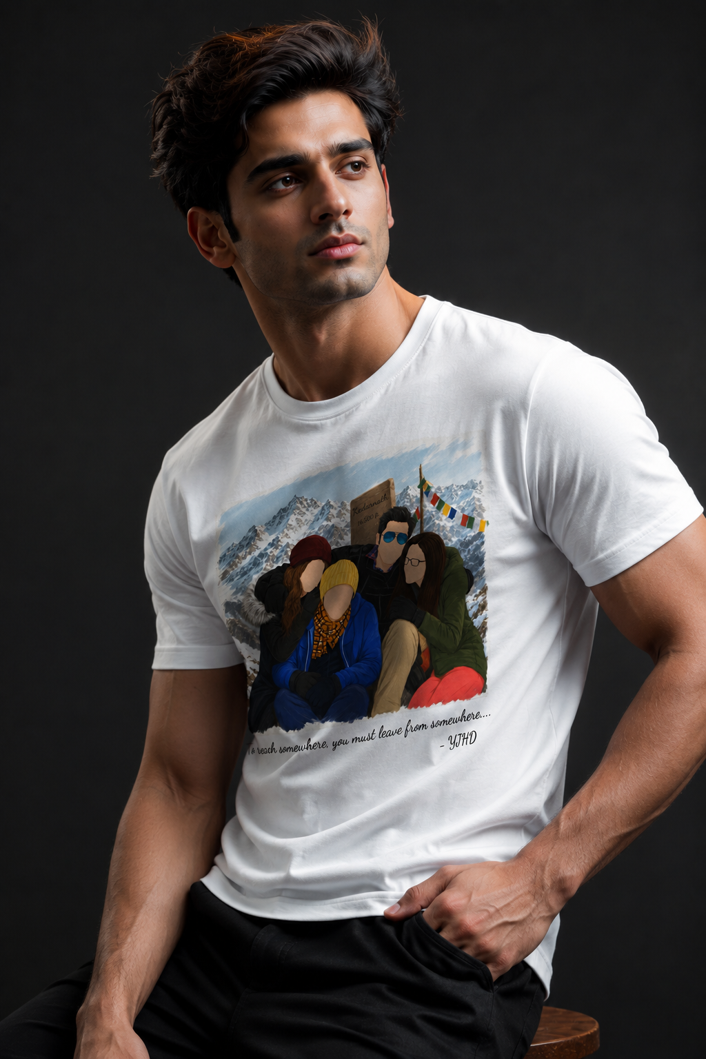 YJHD Unisex Stretch T-shirt